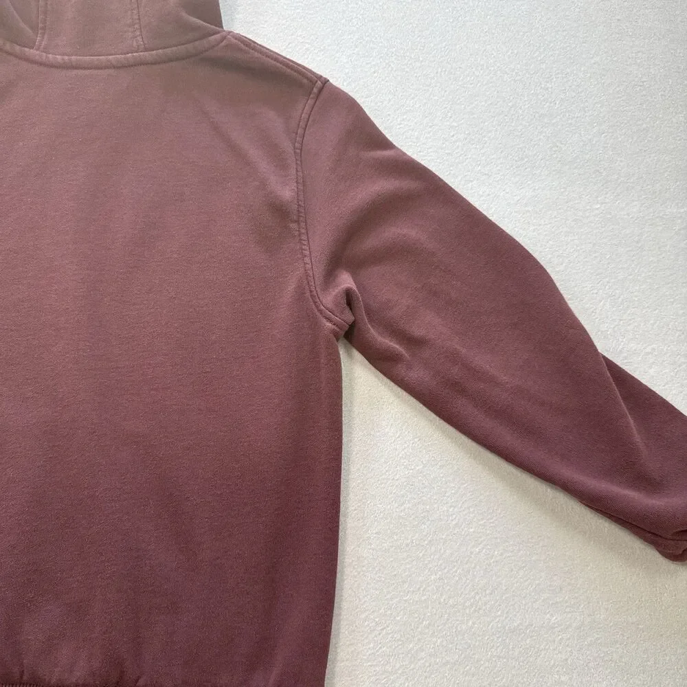 Nike Sportswear Club Fleece Pullover Hoodie Kids Large Burgundy Maroon